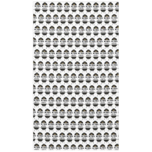 King Of The Grill, Black Gold Crown Tablecloth