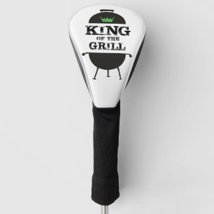 King Of The Grill, Black Green Crown Golf Head Cover