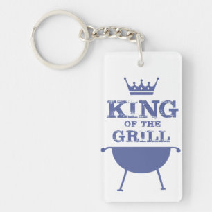 King Of The Grill, Blue Key Ring