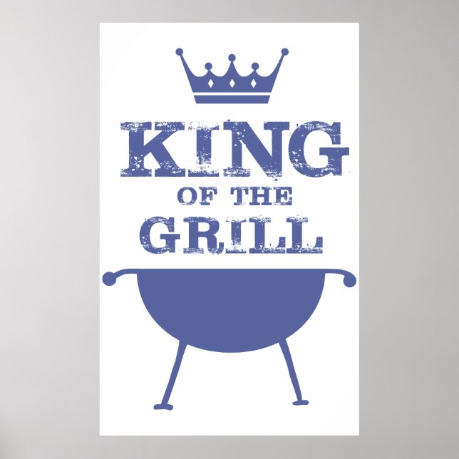 King Of The Grill, Blue Poster (Front)