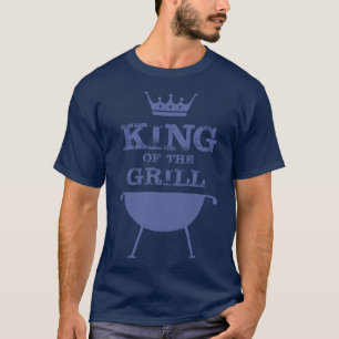 King Of The Grill, Blue T-Shirt