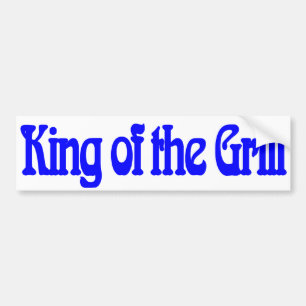 King of the Grill Bumper Sticker
