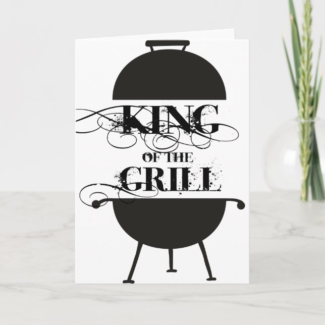 King Of The Grill Card (Front)