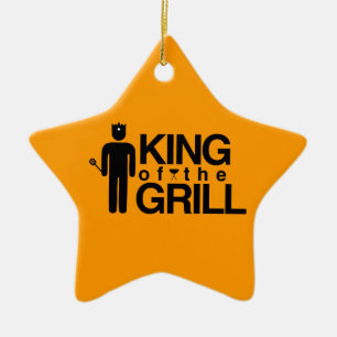 King of the Grill Ceramic Tree Decoration