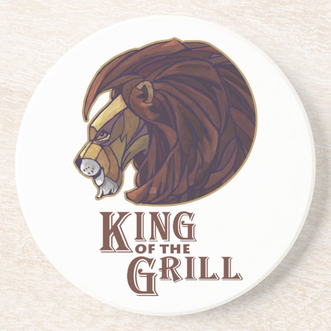 King of the Grill Coaster (Front)