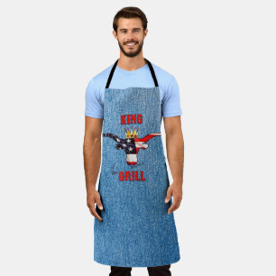 King Of The Grill - Comical Steer Apron