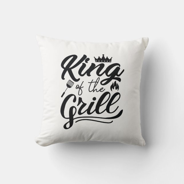 King Of The Grill Cushion (Front)