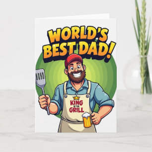 King Of The Grill Fathers Day Card