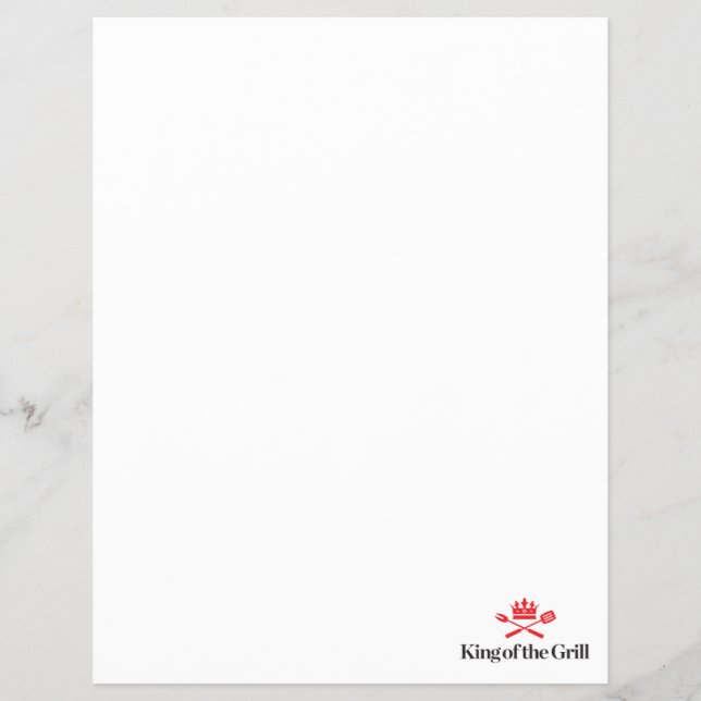 King of the Grill Flyer (Front)