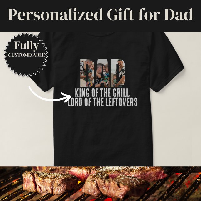 King of the Grill Funny Dad T-Shirt (King of the Grill Funny Dad T-Shirt)