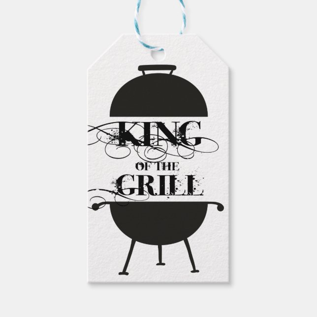 King Of The Grill Gift Tags (Front)