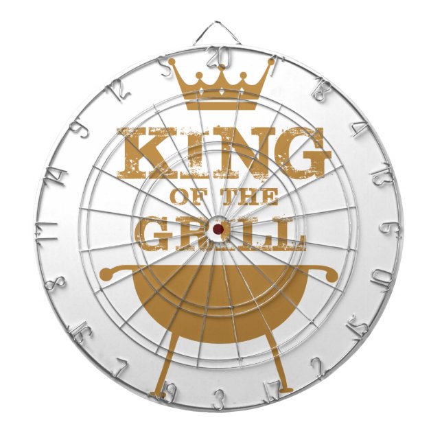 King Of The Grill, Gold Dartboard (Front)
