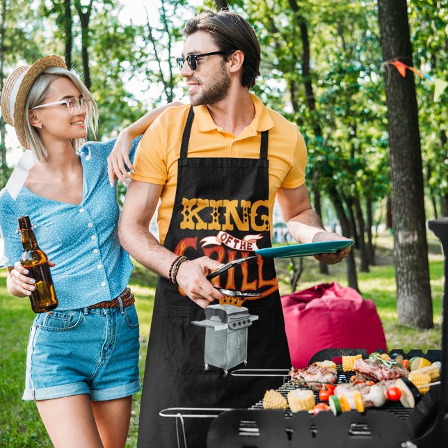 King of the Grill Graphic Apron (Creator Uploaded)