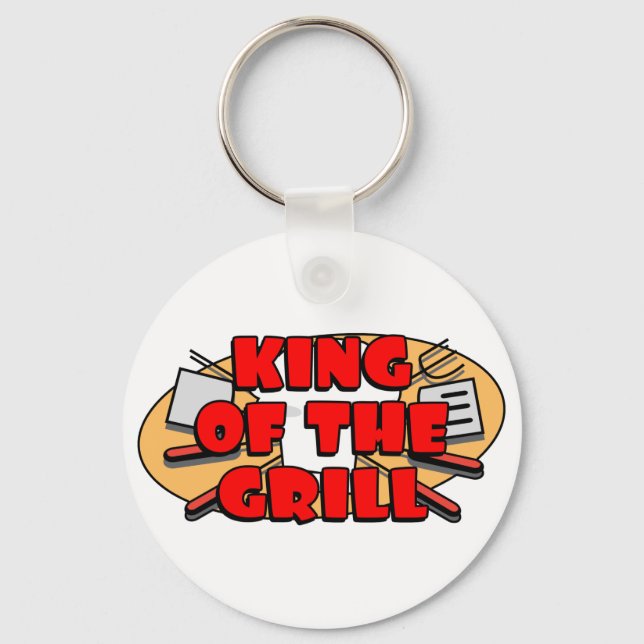 King Of The Grill Key Ring (Front)