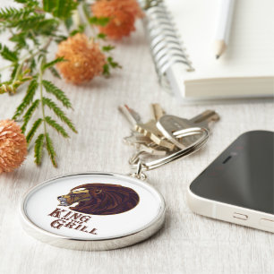King of the Grill Key Ring