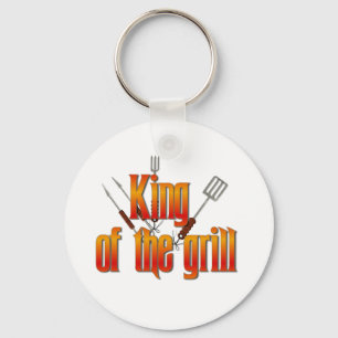 King of the Grill Key Ring