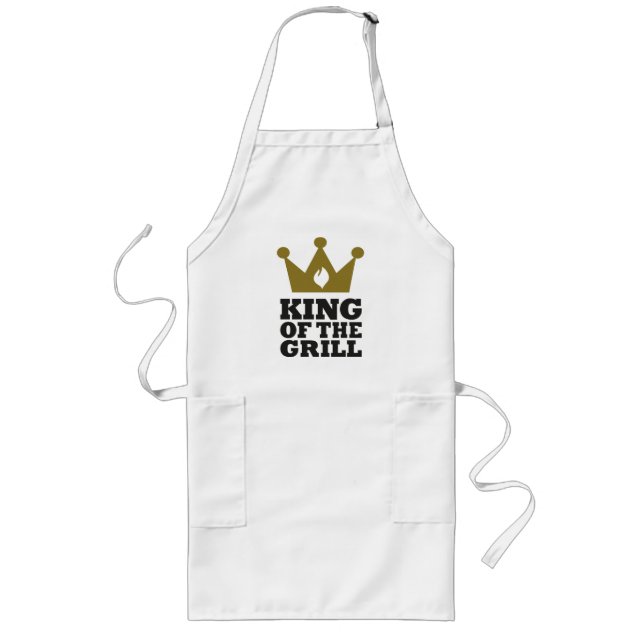 King Of The Grill Long Apron (Front)
