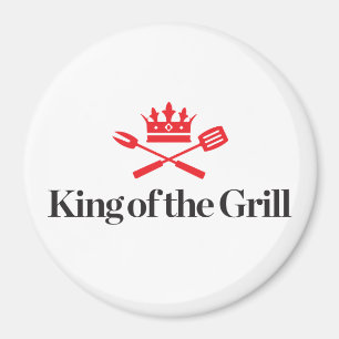 King of the Grill Magnet