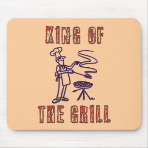 KING OF THE GRILL MOUSE PAD