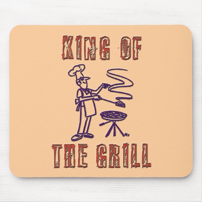 KING OF THE GRILL MOUSE PAD (Front)