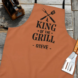 King of The Grill Personalised BBQ Apron
