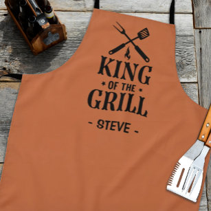 King of The Grill Personalised BBQ Apron