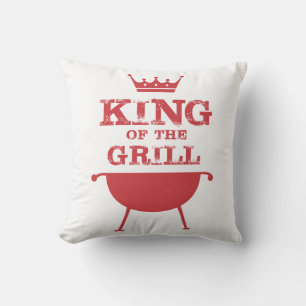 King Of The Grill, Red Cushion