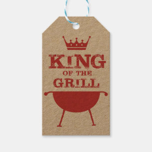 King Of The Grill, Red Gift Tags