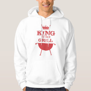 King Of The Grill, Red Hoodie