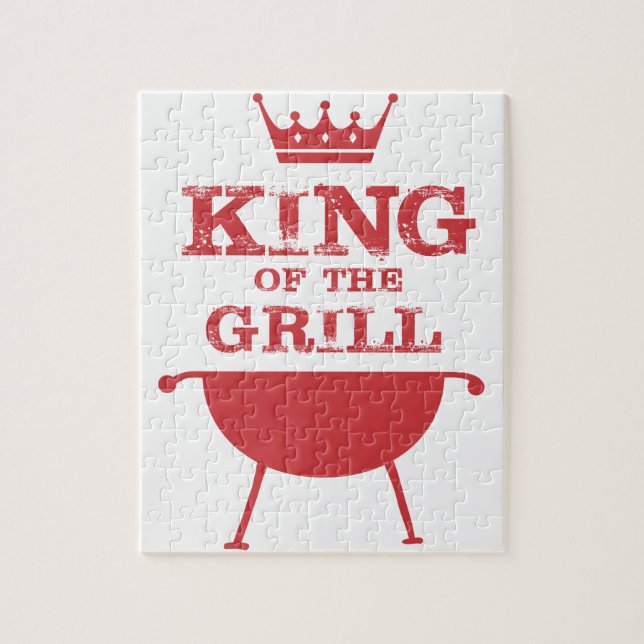 King Of The Grill, Red Jigsaw Puzzle (Vertical)