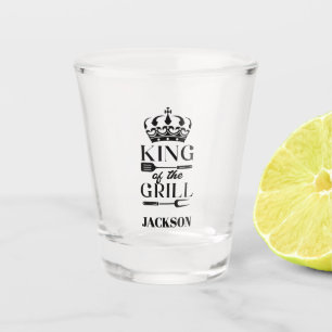 King of the Grill Shot Glass