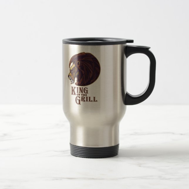 King of the Grill Travel Mug (Right)