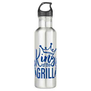 King of the Grill Typography 710 Ml Water Bottle