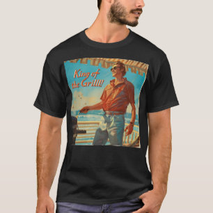 King of the Grilll ! Digital Art T-Shirt