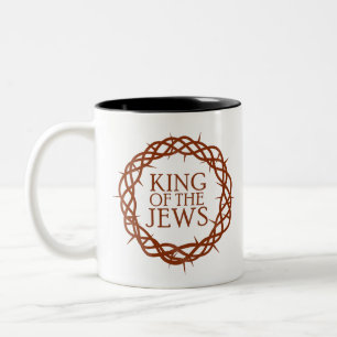 King of The Jews Two-Tone Coffee Mug