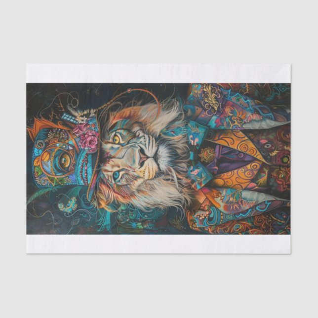 King of the Jungle5 Tissue Paper (Front)