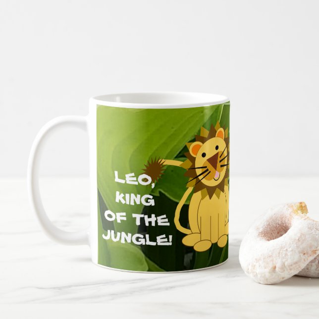 King Of The Jungle Coffee Mug (With Donut)