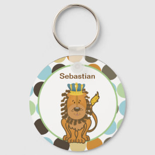 KING OF THE JUNGLE CUSTOMIZABLE KEYCHAIN
