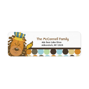 King of the Jungle PRINTABLE ADDRESS LABELS