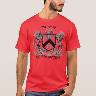 "KING OF THE JUNGLE"RED T-SHIRT,LARGE T-Shirt