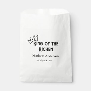 King of the kitchen add name chef bakery cooking t favour bag