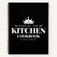 King of The Kitchen Cookbook Recipe Personalised