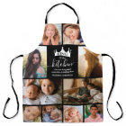 King of the Kitchen Photo Collage Apron