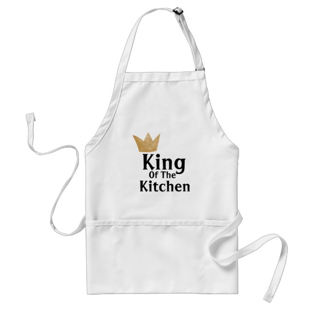 King Of The Kitchen Standard Apron (Front)