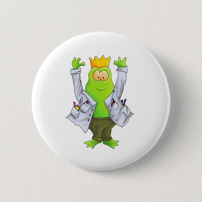 King of the Lab 6 Cm Round Badge (Front)