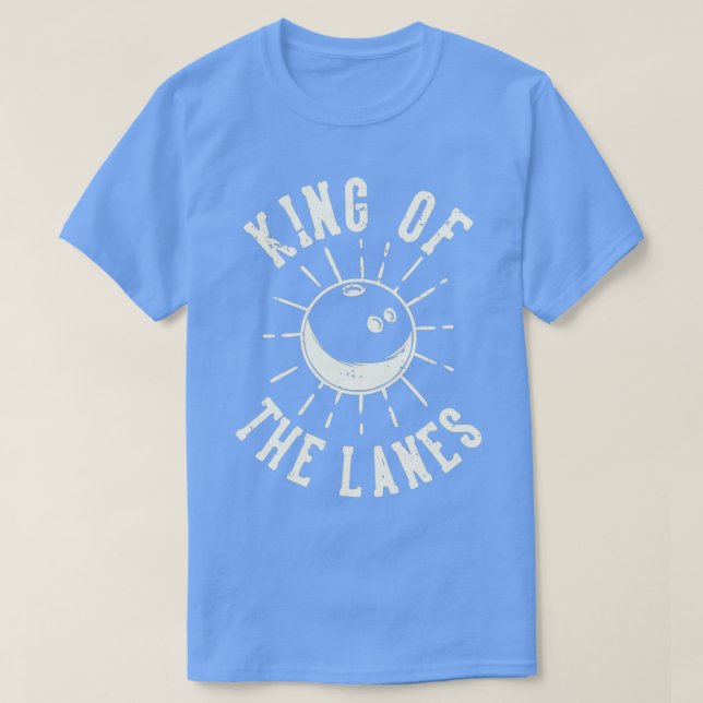 King Of The Lanes Bowling Splendid T T-Shirt (Design Front)