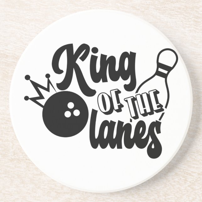 King of the lanes coaster (Front)