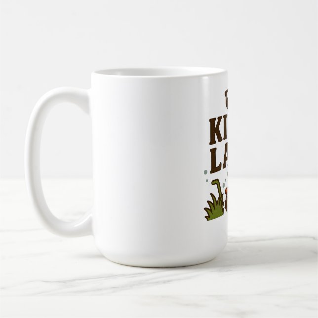 King of the Lawn – Dad Edition Coffee Mug (Left)
