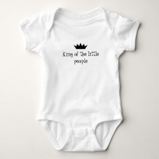 King of the little people baby bodysuit