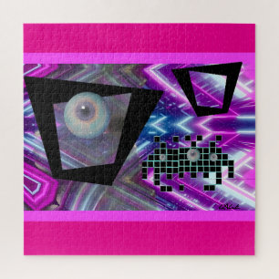 King of the New Vaporwave Invasion Jigsaw Puzzle